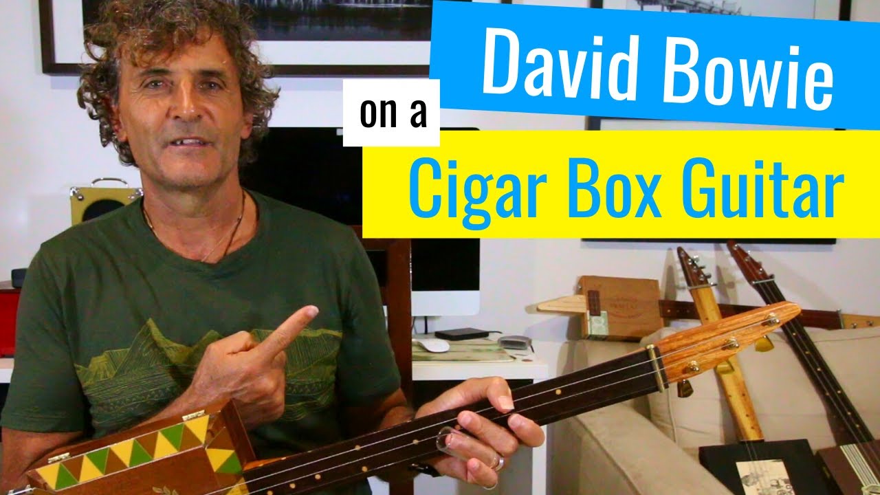 Queen Bitch by David Bowie 3 string cigar box guitar lesson