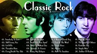 The Beatles, Def Leppard, Aerosmith, CCR, Bon Jovi  Classic Rock Songs 70s 80s 90s Full Album