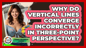 Why Do Vertical Lines Converge Incorrectly In Three-point Perspective?