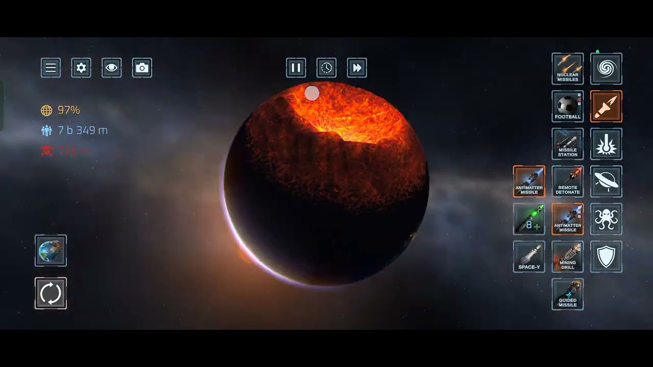 I played Earth destruction simulator real name is Solar Smash