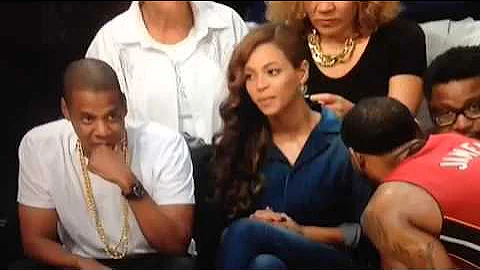 LeBron James Stares Down Beyonce and Jay Z