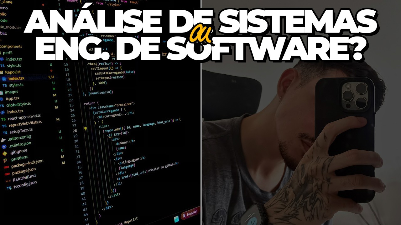 QUAL É A DIFERENÇA ENTRE ANÁLISE E DESENVOLVIMENTO DE SISTEMAS E ENGENHARIA DE SOFTWARE?
