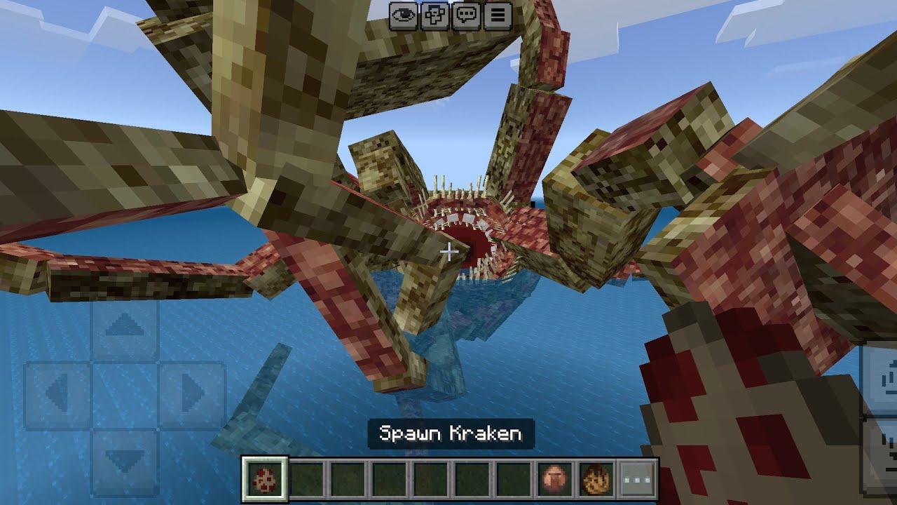 Massive Kraken in Bloop MOD in Minecraft PE - YouTube