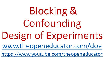 What is Blocking and Confounding in Design of Experiments DOE Explained With Examples