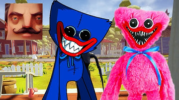 Hello Neighbor - My New Neighbor Poppy Playtime Huggy Wuggy Act 2 Random Gameplay Walkthrough