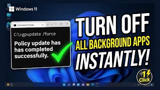 How to Turn Off All Background Apps in Windows 11 Instantly [CMD Command]