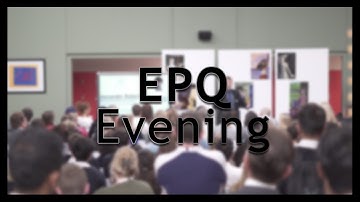 EPQ Evening at DESC!