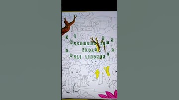 Thumbnail of Gambar Tema Sekolah Peduli Lingkungan / poster sekolah Adiwiyata #shorts#shortsfeed#shortvideo