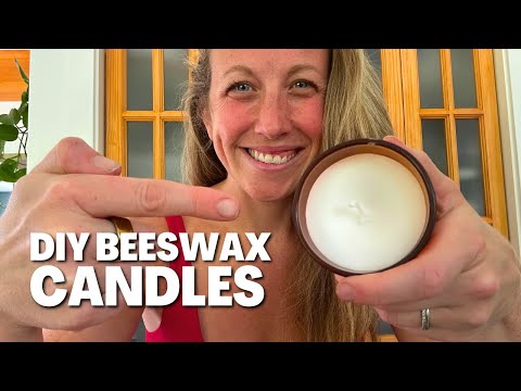 Vidéo : Pourquoi je n'achèterai plus jamais de bougies en magasin | Bougies en cire d'abeille DIY