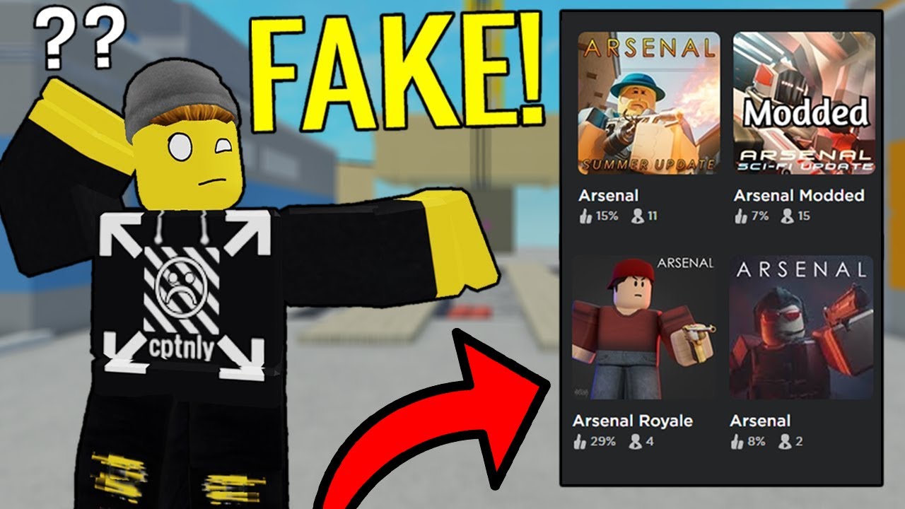 I Played MODDED Roblox Arsenal 