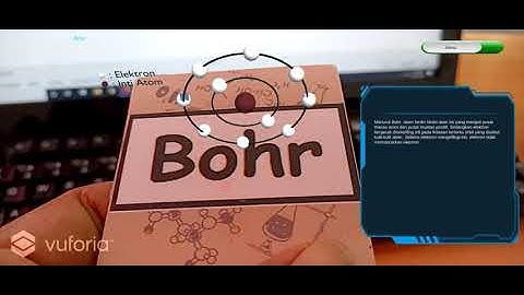 Augmented Reality demo for the concept of atom