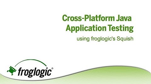 Squish for Java: Automated GUI Testing - Webinar + Q&A HD