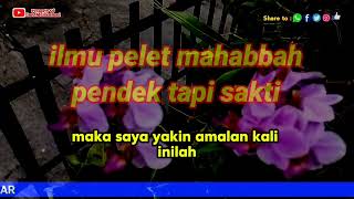 🔴 ILMU PELET TERCEPET 2 KATA‼️TERBUKTI PALING KERAS