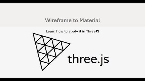 How to apply WireFrame to Material in ThreeJS