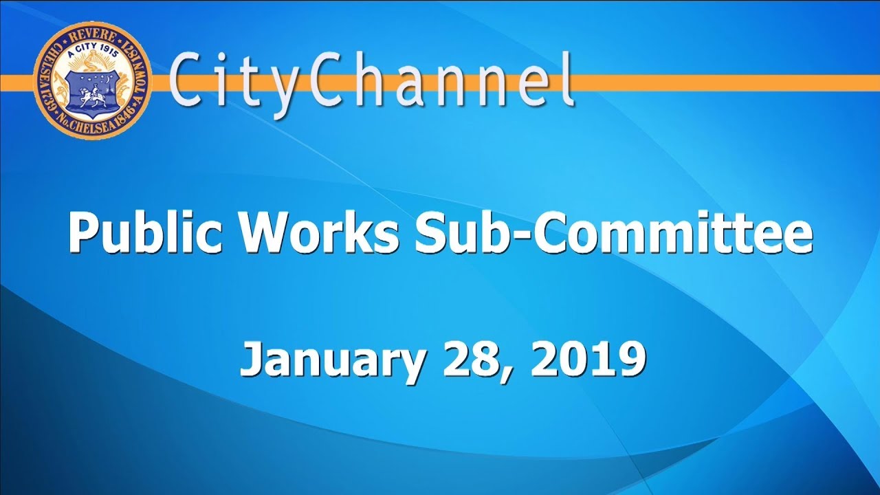 (01/28/19) Public Works Committee Meeting - YouTube