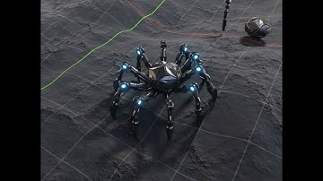 Procedural Spider-Bot Animation