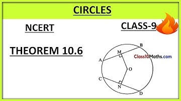Circles Theorem 10.6 Proof II Chapter 10 II Ncert Class 9th maths #class9thmaths #circles