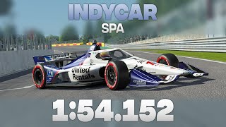 rFactor 2 Setup - Indycar IR18 Spa | 1:54.152