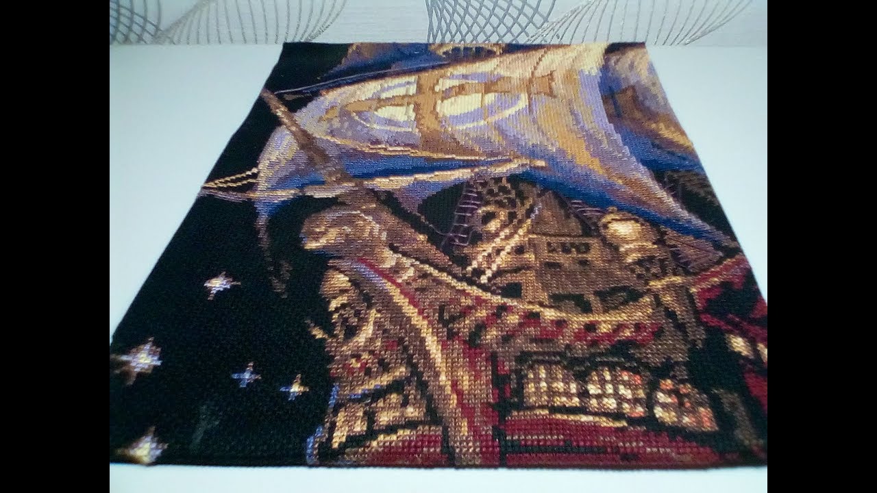 67. Оформление вышивки крестом от Риолис 