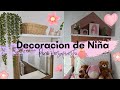 Decoracion de cuarto de niña | DECORACION SUPER ECONOMICA | DECORACION 2022 MUY MODERNA Y BONITA