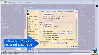 CATIA SETTINGS - Drafting - Analysis Display Mode