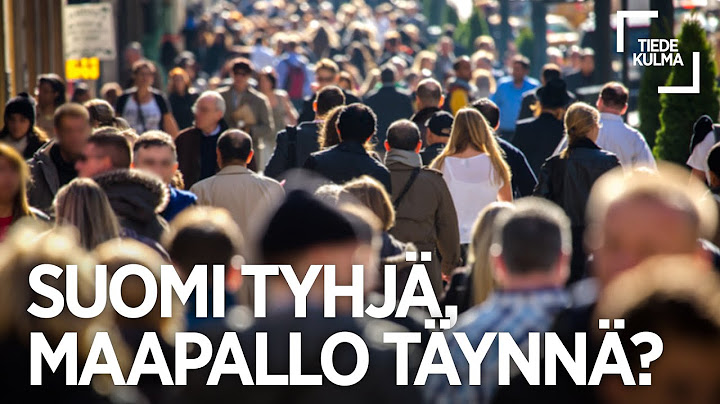 Suomi tyhjä, maapallo täynnä? – Pitäisikö väestönkehityksestä olla huolissaan?