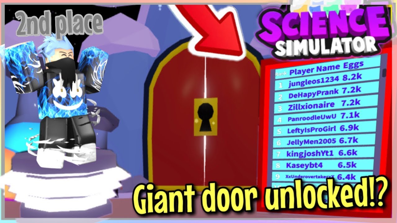 I Became 2nd Place On Leaderboards in Science Simulator! ✨NEW CHRISTMAS UPDATE✨ [ROBLOX]