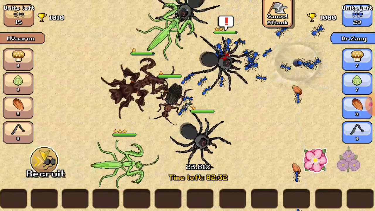 pocket ants ep 1 ILL DEFEAT YOU BARON YouTube