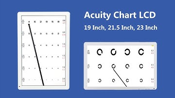 OPTOTYPE ACUITY CHART LCD