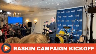 RASKIN RE ELECTION RALLY