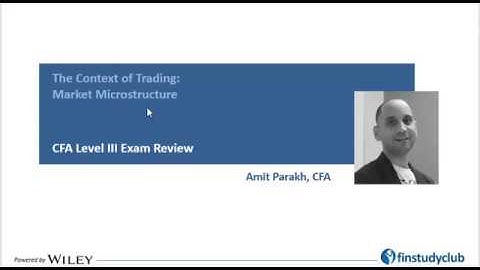 Market Microstructure 1