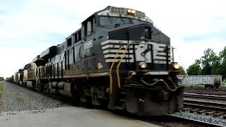 Freight Train Passes Amtrak Station Sandusky Ohio
This is a short train video of a freight train consisting of a Norfolk Southern a Union Pacific and a BNSF locomotives pulling a manifest freight train passing the Amtrak train station in Sandusky Ohio on June 24, 2026. Freight Train Passes Amtrak Station Sandusky Ohio