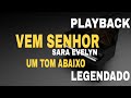 Vem Senhor ( PLAYBACK UM TOM ABAIXO ) Sara Evelyn