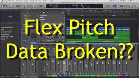 Flex Pitch Data Glitch!! | Logic Pro X