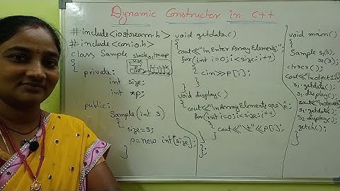 C++ || Dynamic Constructors in C++ || C++ Tutorial in Telugu || Telugu Scit Tutorials