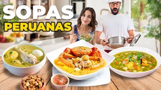 10 SOPAS TIPICAS del Perú Deliciosas y Nutritivas | GASTRONOMIA PERUANA