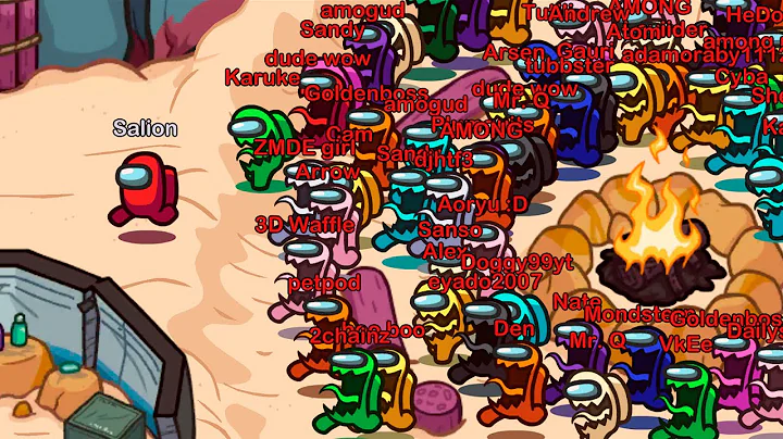 Among Us, but with 99 SEEKERS on THE FUNGLE - HIDE n SEEK Mode