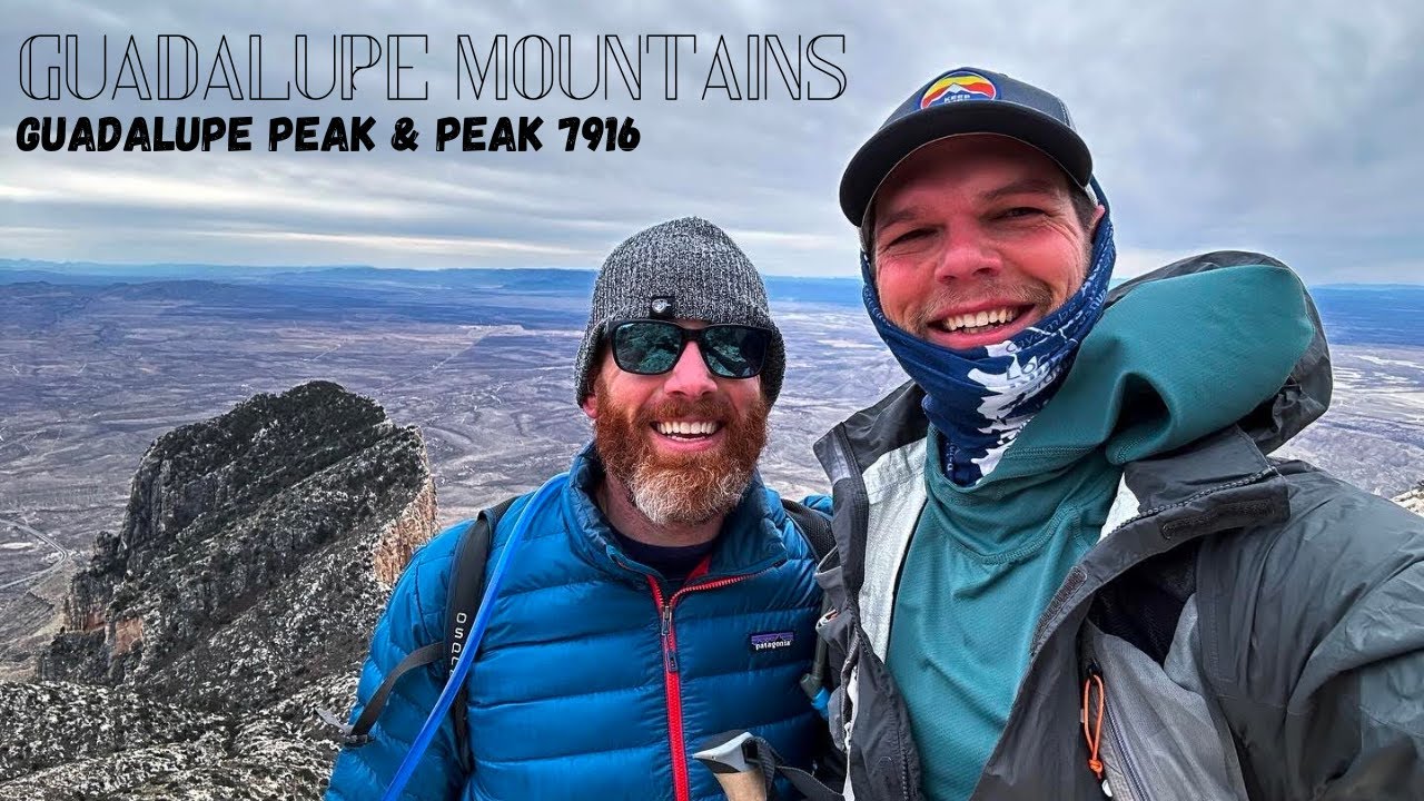 Summiting Guadalupe Peak & Peak 7916 in the Guadalupe Mountains National Park.