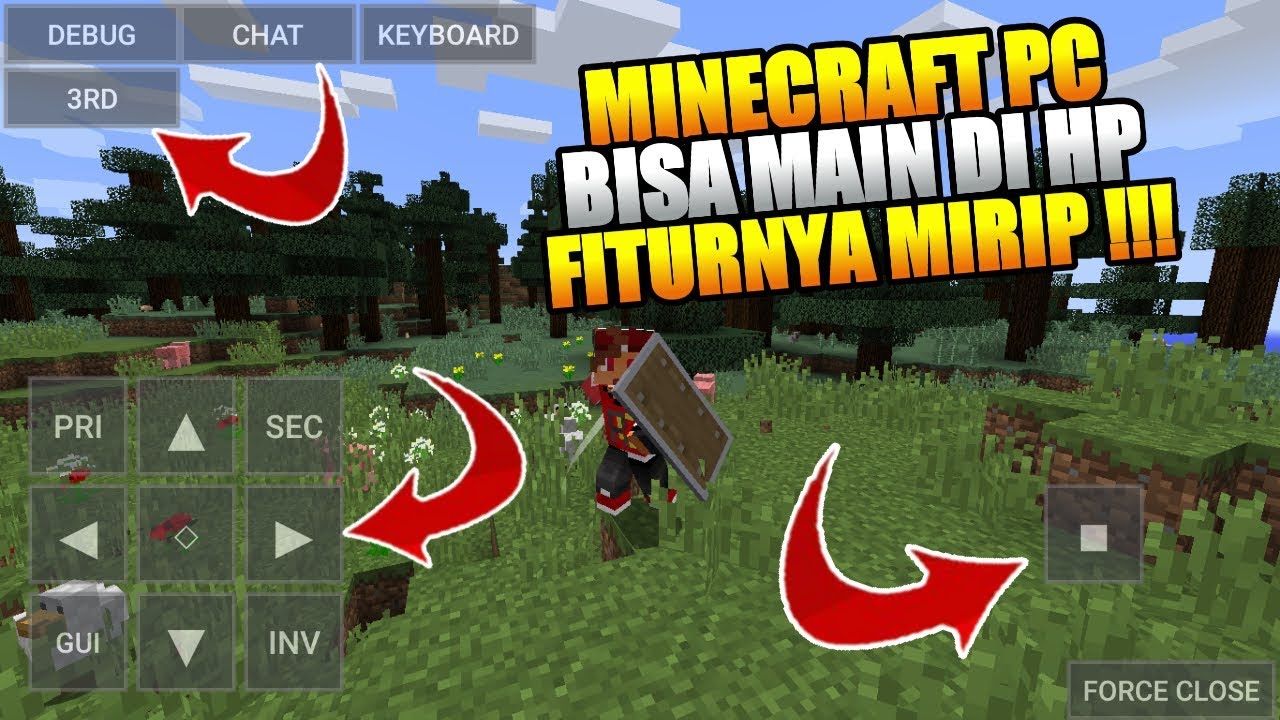 MINECRAFT PC BISA DIMAININ DI HP !!! FITURNYA MIRIP BENER 😱NO CLICKBAIT ...