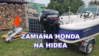 Hidea 40EFI - new engine installation.