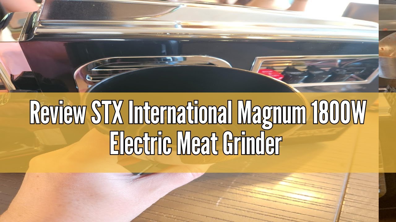 Review STX International Magnum 1800W Electric Meat Grinder | Grinds Soft Bones | High-Capacity Meat