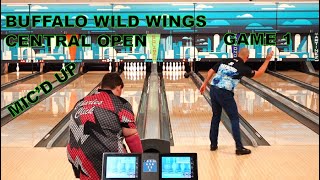 JR is Back Bowling | Mic&#39;d up at the Buffalo Wild Wings Central Open | Game1