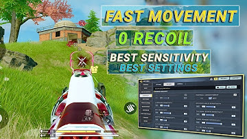 NO RECOIL SENSITIVITY + FAST MOVEMENT | BEST SENSITIVITY SETTINGS CODM BR | CODM BR GAMEPLAY