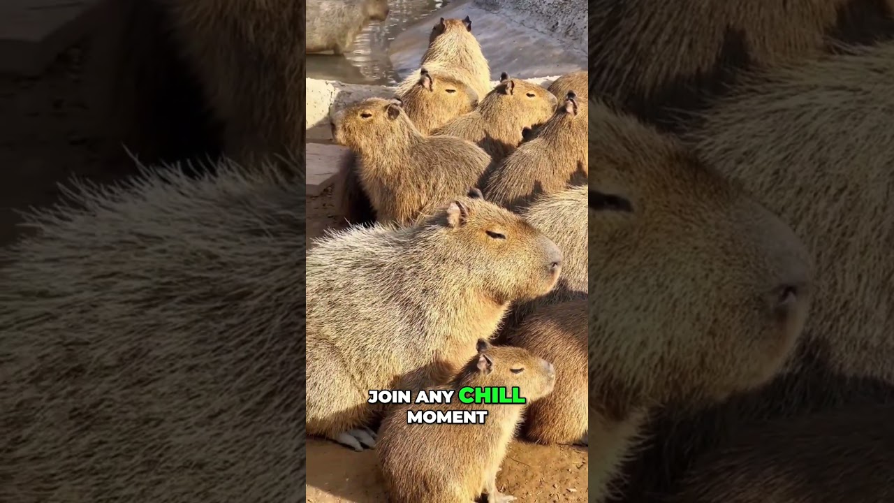What If Capybaras Could Teleport? 🌌 #capybara #animals #funfacts