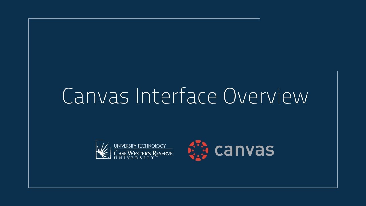 Getting Started with Canvas Interface Overview YouTube
