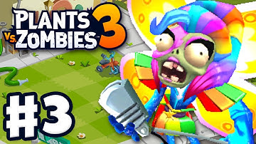 Rainbow Glitz Brainiac! - Plants vs. Zombies 3 - Gameplay Walkthrough Part 3