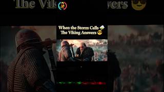 When the Storm Calls ⛈️ The Viking Answers 😎 #carryjishu #assassinscreed #assassinscreedvalhalla