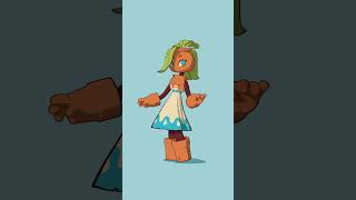 Cute Flowerpot Girl #characterdesign