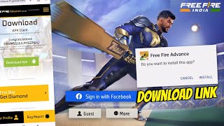 how to download & open advance server | advance server download link🥳 | free fire advance server
