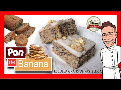 PAN DE BANANA O PLÁTANO | LOS BARONI | BANANA BREAD